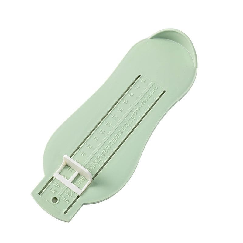 Household children's foot measurer foot length measuring ruler baby foot measurer baby child baby shoes size length measurer green