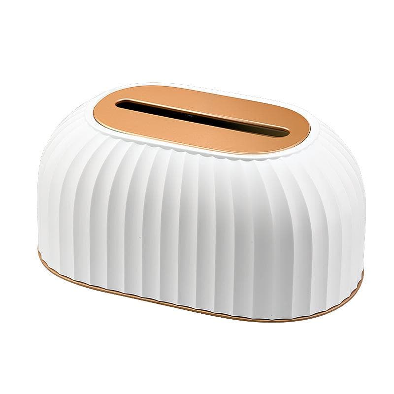 Elegant Nordic Style Tissue Dispenser with Remote Control Storage for Living Room Dining Rooms white