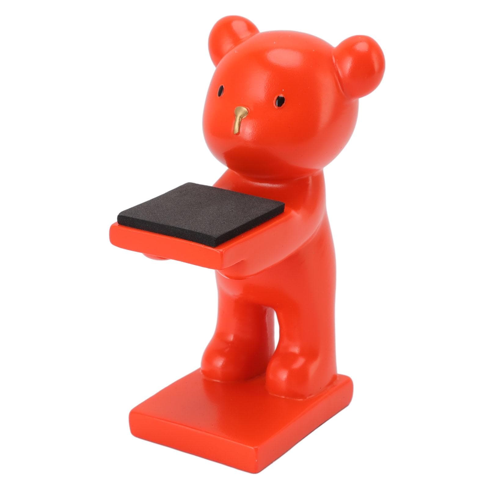 Bear Watch Stand Handcrafted Three Dimensional Modern Style Resin Watch Display Stand for Home