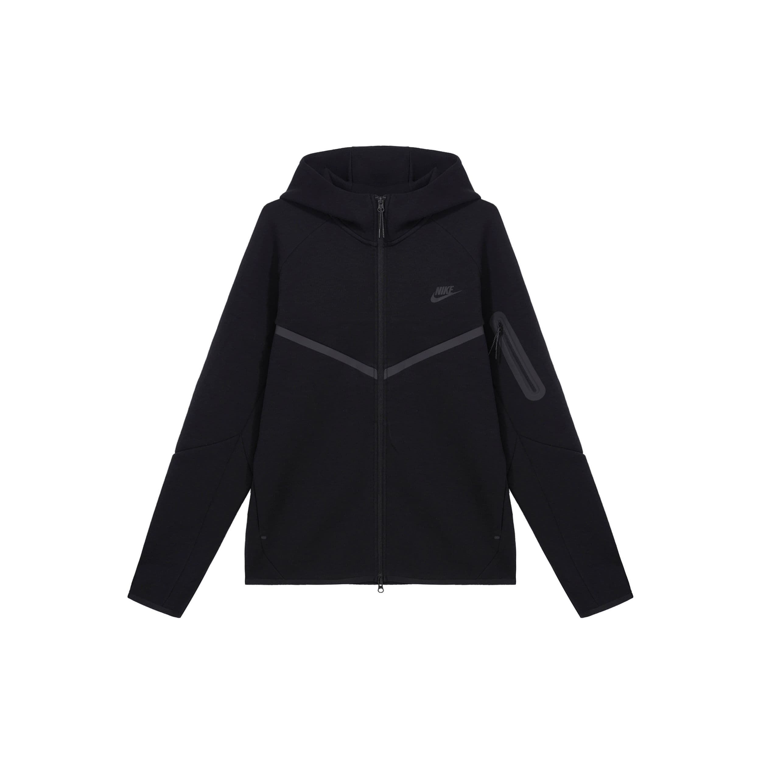 Nike Sportswear Tech Fleece Windrunner Hooded Solid Color Comfortable Fashion Jacket Men Jacket Black HV0950-010 XL