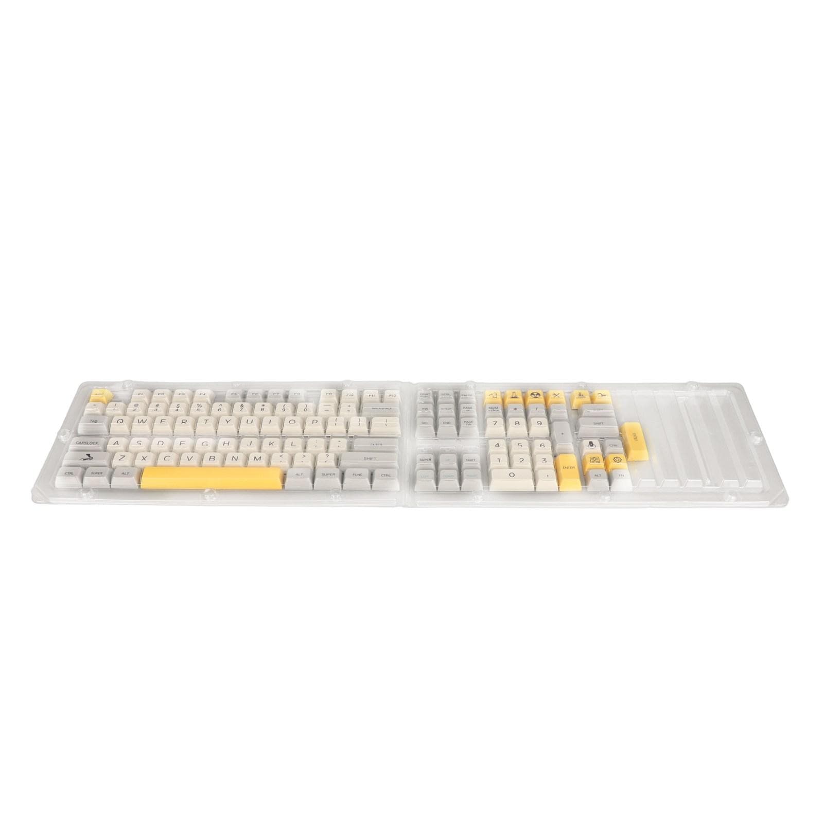 PBT Keycaps Heavy Industry Theme English 121 Keys XDA Height Sublimation Opaque DIY Keycaps for