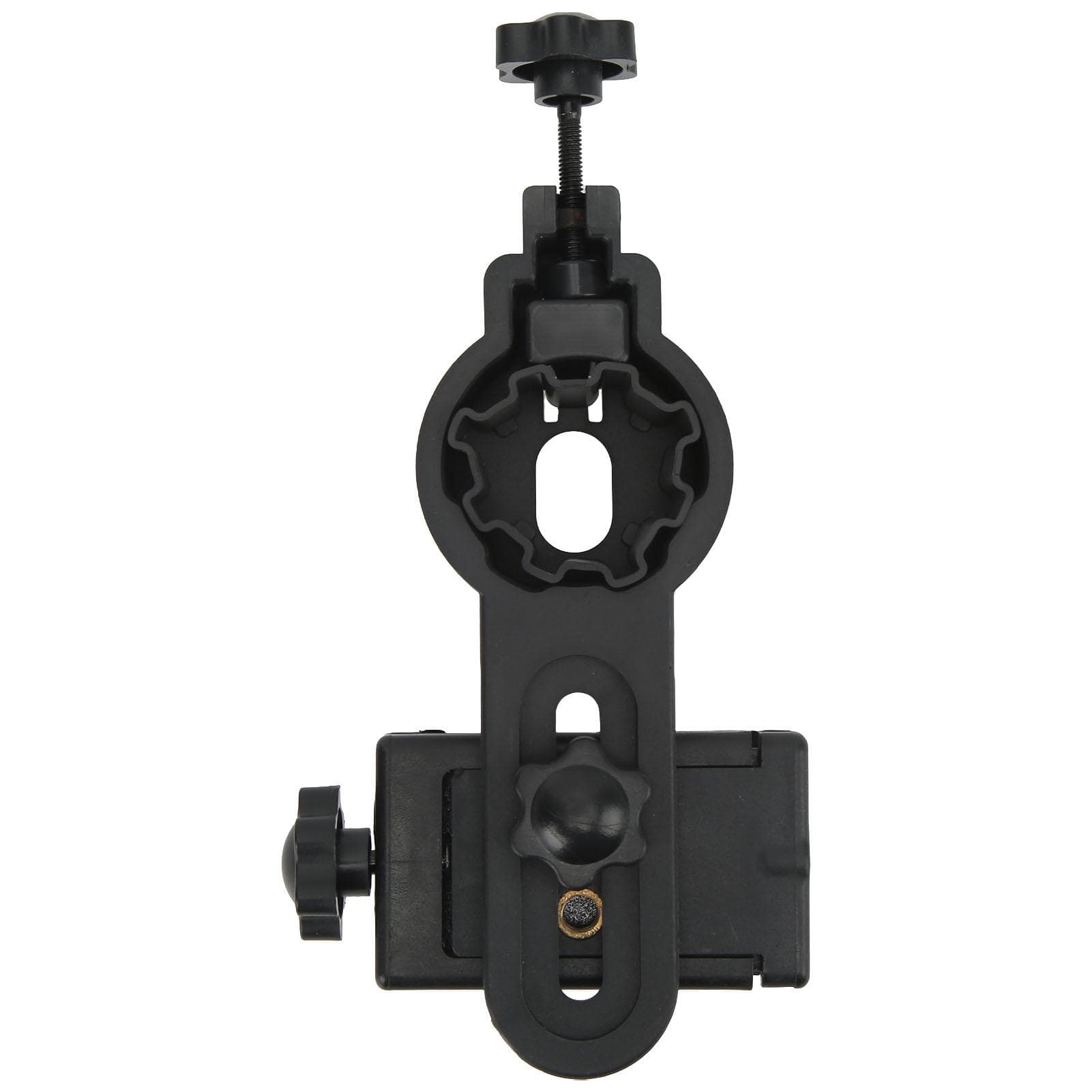 Telescope Phone Holder 1/4in Screw Hole Nonslip Rubber Pad Plastic Telescope Phone Adapter for Small