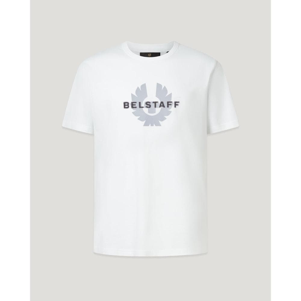 Belstaff Classic Logo T-Shirt, British Motorcycle Heritage Unisex Black Casual Tee, Minimalist Streetwear, Everyday Wear M black