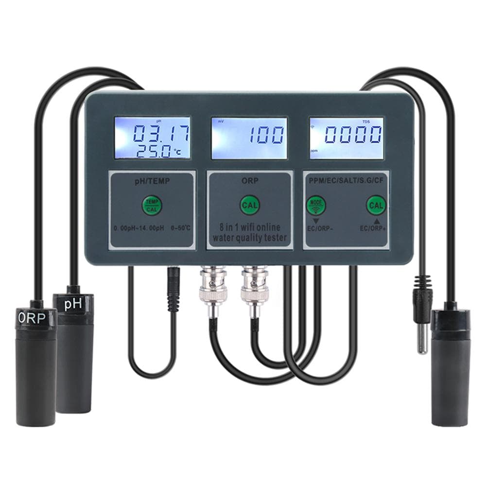 Tuya WiFi FishTank Water Quality Tester High Accurancy Home Use Water Quality Testing Machine Water US Plug
