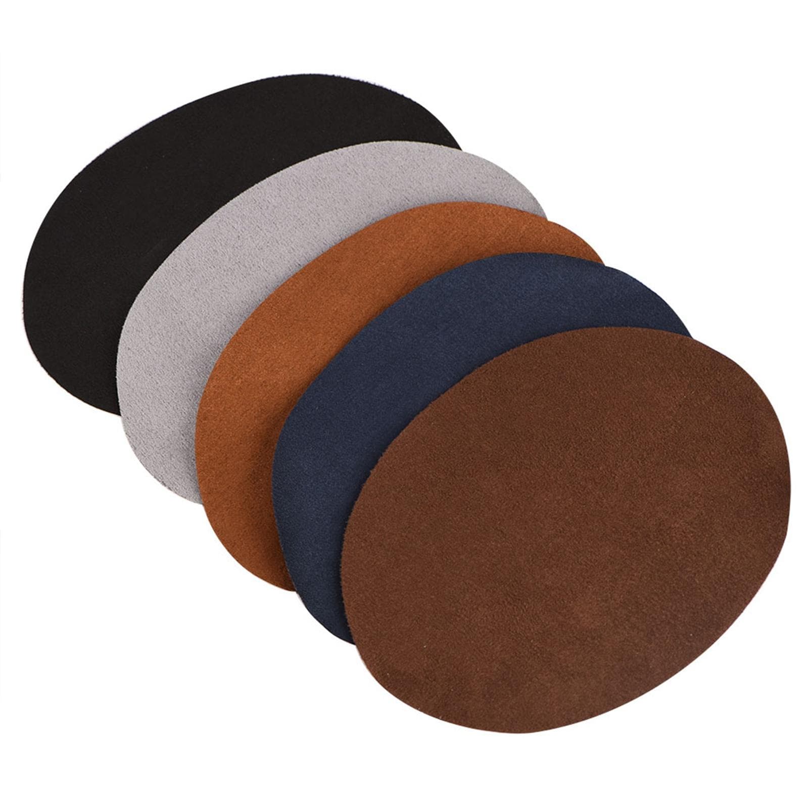 1Pack Oval Shape PU Leather Patch Repair Sewing Elbow Knee Patches Clothing Accessories