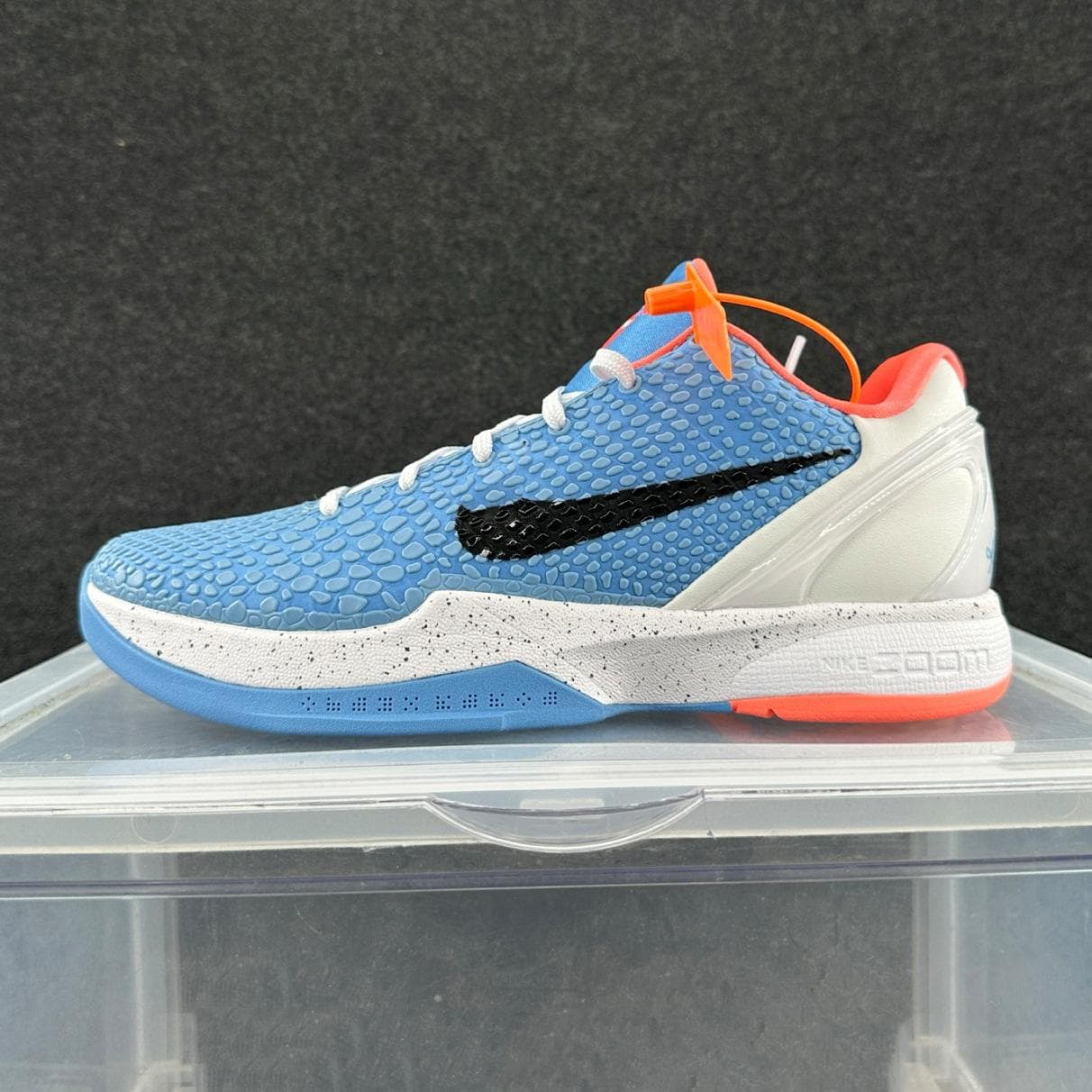 Genuine Kobe 6 Combat Basketball Shoes - Violent Orange, Full Mamba Replica, 6th Gen Men's Sports Shoes Size 40