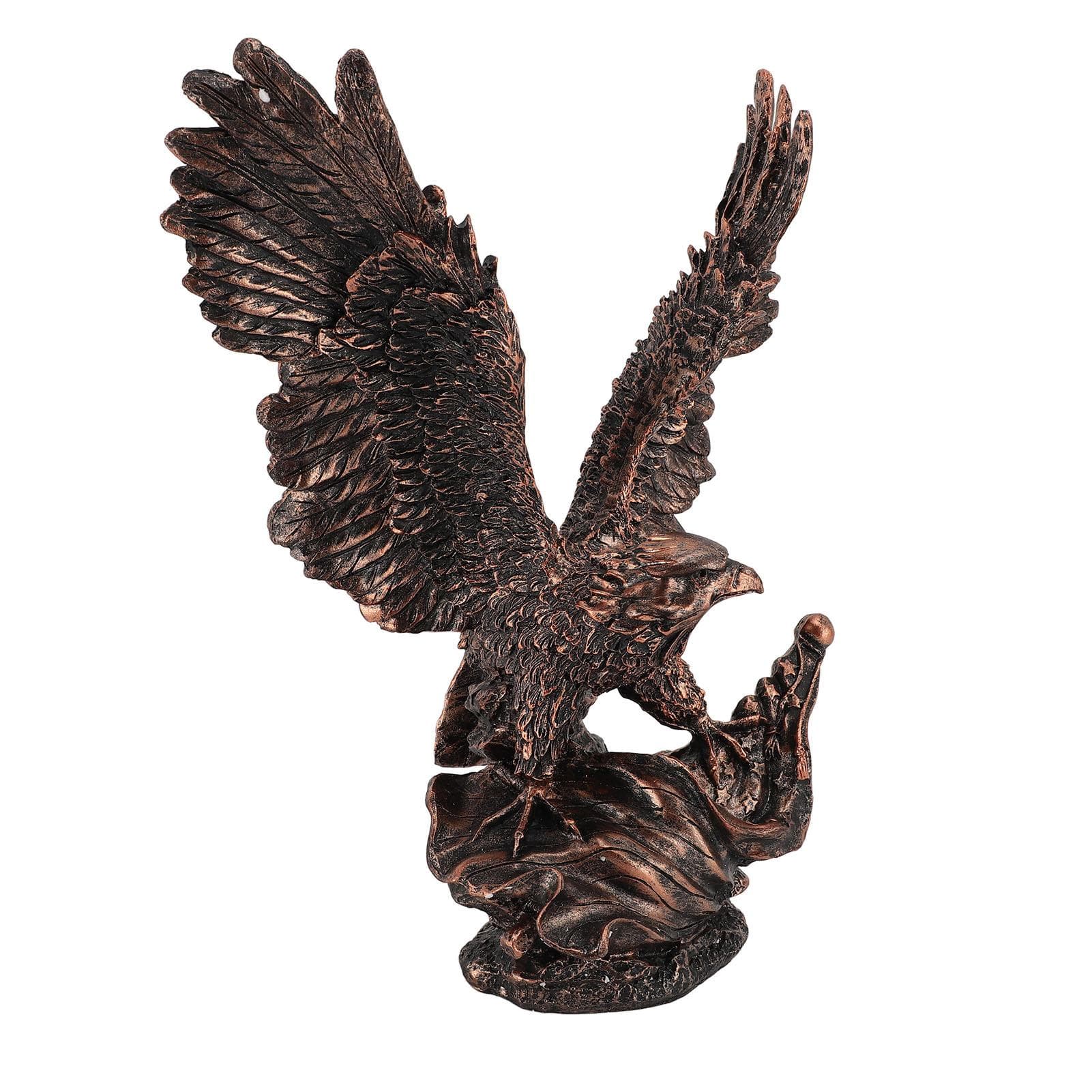 Eagle Resin Statue Sculpture Ornament Animal Figurine Modern Decor Desktop Decoration