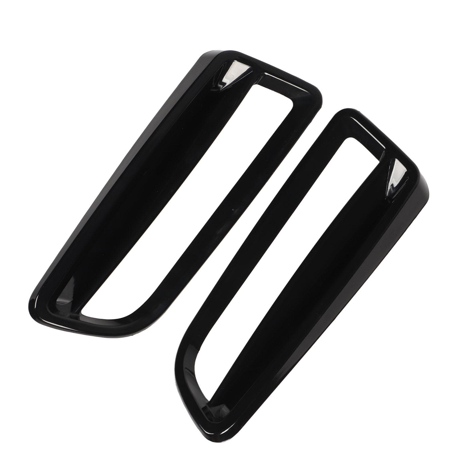 1 Pair Daytime Running Light Cover Left and Right Black Decorative Frame Replacement for Chevy