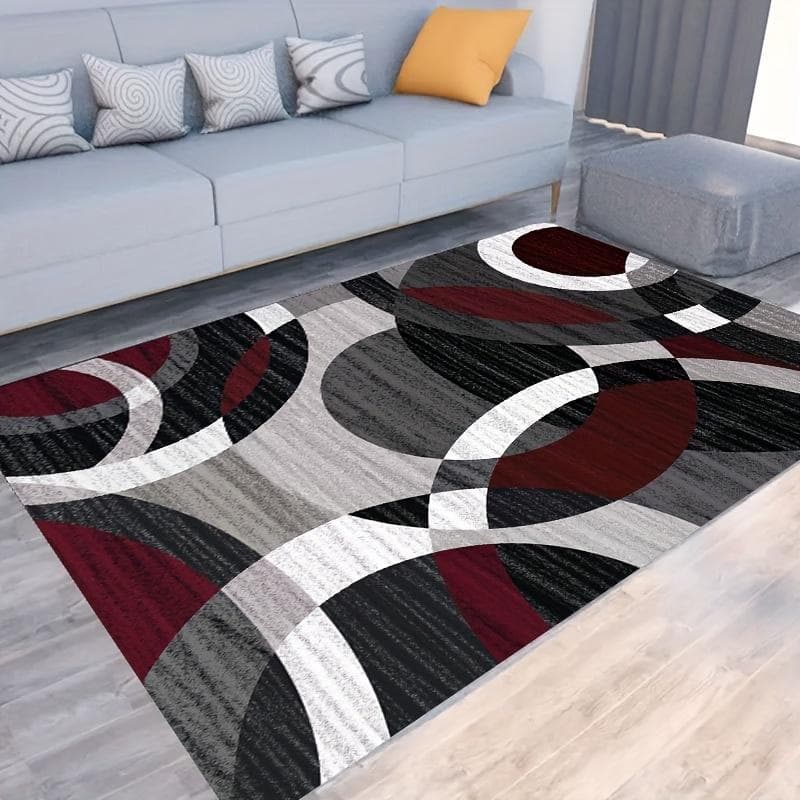 1pc Boho Area Rug Machine Washable Vintage Oriental Distressed Non-Shedding Living Room Bedroom Dining Home Office Carpet Decor 80 x120