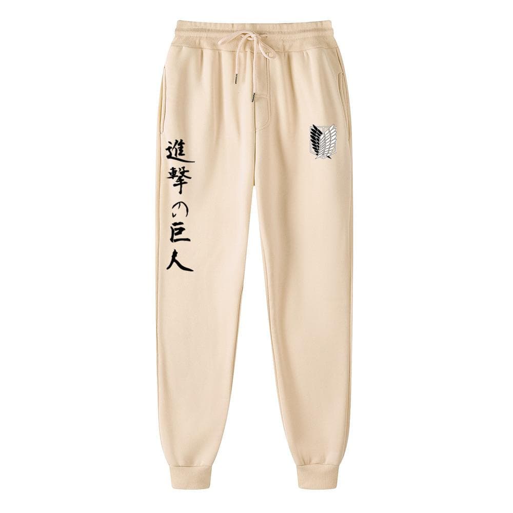 Anime Attack on Titan Printed Men's Joggers Brand Man Casual Trousers Sweatpants Fitness Workout Running Sporting Pants Clothing XL