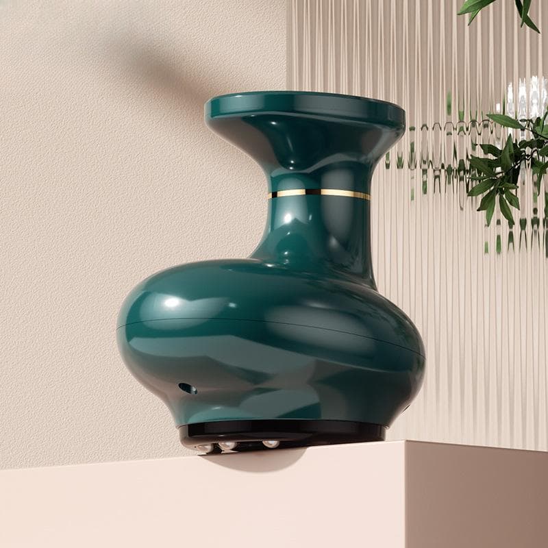 Electric Scraping Instrument Charging Household Dredging Meridians Brush Physiotherapy Massage Artifact Cupping Universal Scraping green