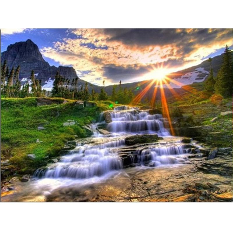 DIY Diamond Painting Forest Rhinestone Diamond Embroidery Scenic Cross Stitch Home Decor 20X30CM