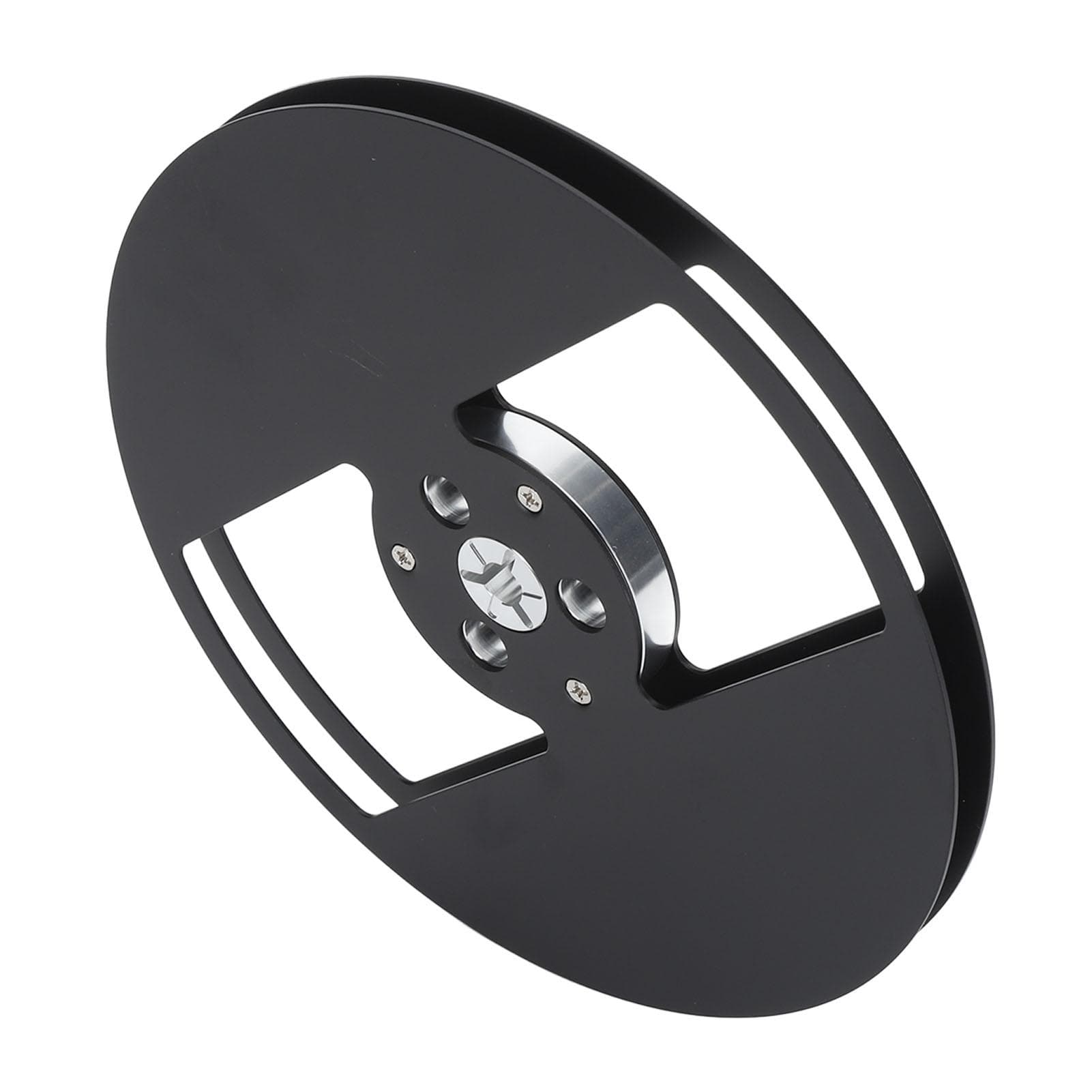 14 7 Inch Empty Tape Reel 2 Holes Universal Sound Tape Takeup Reel for Recording Open Reel Takeup black
