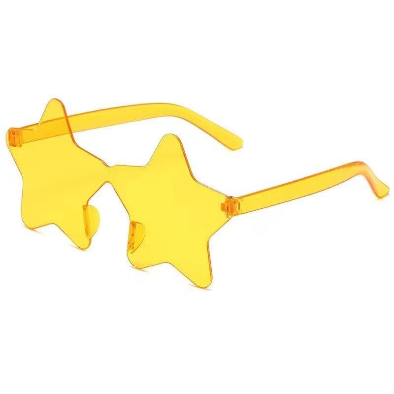New Borderless Star Sunglasses Women Men Designer Candy Color UV400 Sun Glasses Outdoor Hip-hop Eyewear As shown in the figu