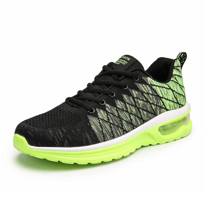 New Fashion Sports and Leisure Flying Weaving Breathable Men's Shoes Cross-border Large Size Lightweight Running Shoes 46