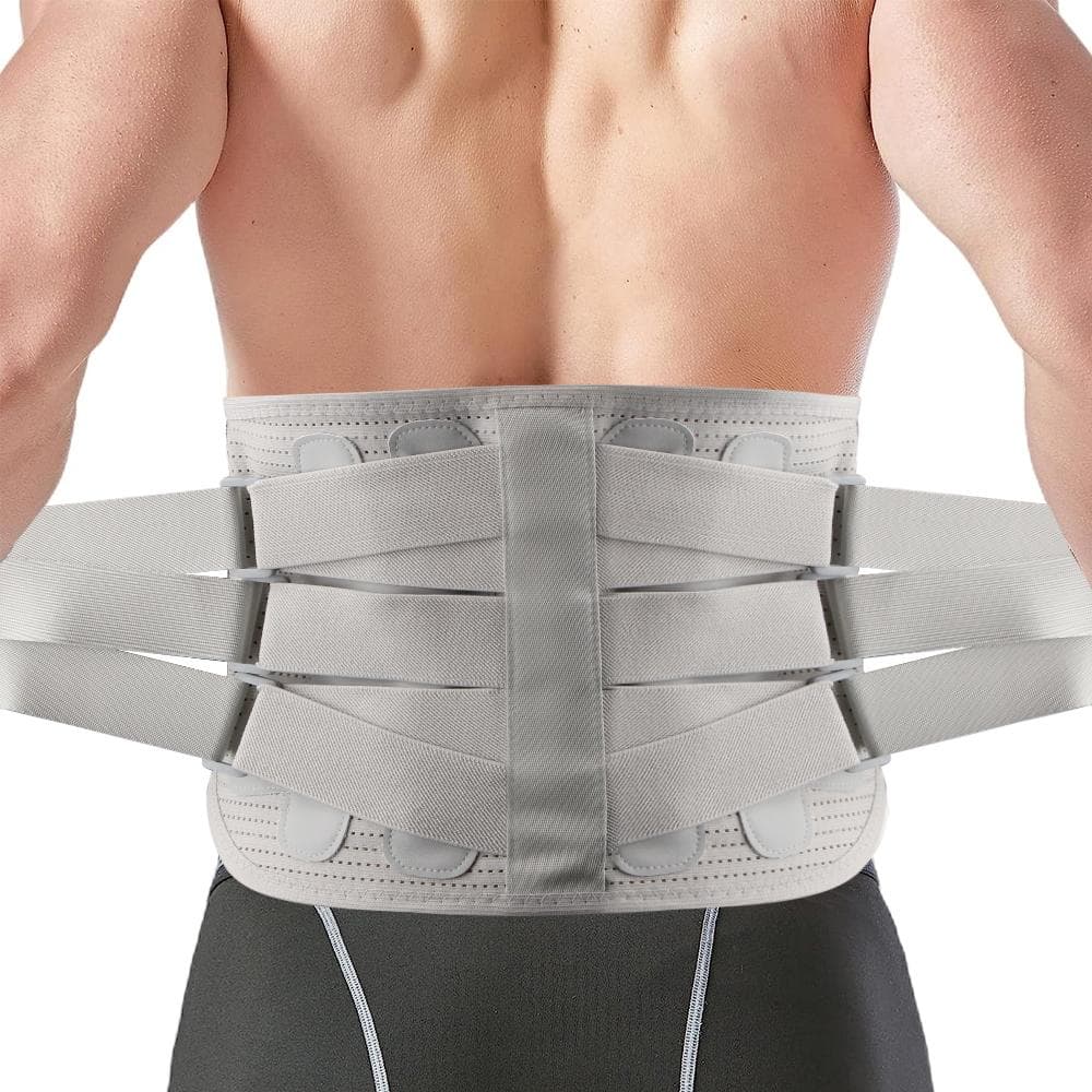 1 PCS Sport Back Brace for Lower Back Pain Relief Back Support Belt for Women Men Herniated Disc Sciatica Lower Back Support XL