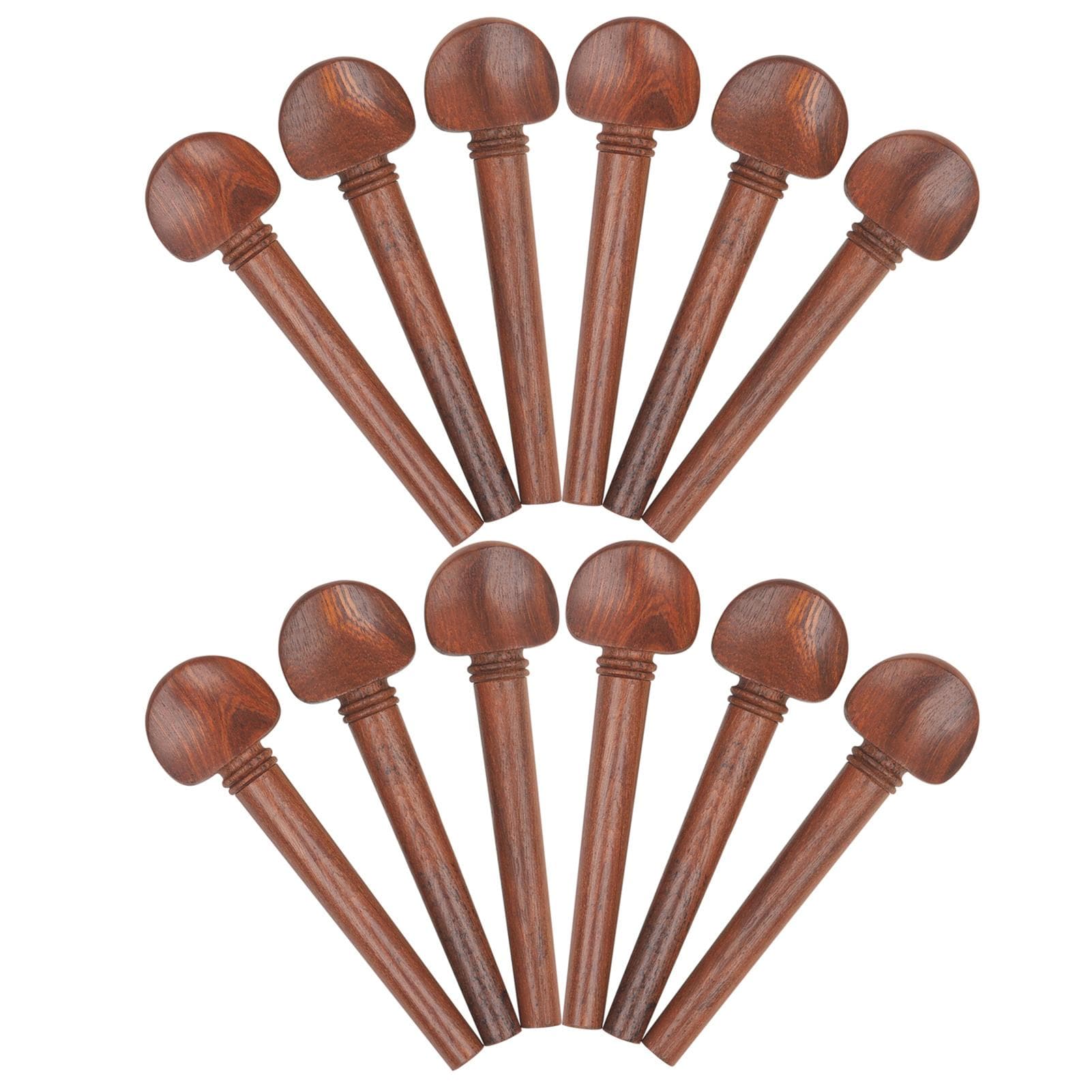 OUD Pegs Mahogany Pegs with Persian Eye Pegs Set for Oud 12pcs brown
