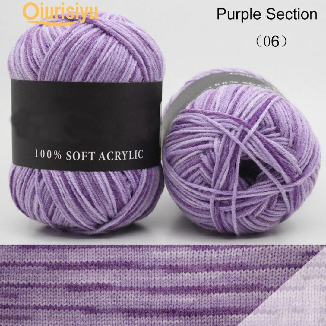 50g Triple Brands Knitting Crochet Milk Cotton Baby Wool Yarn Lot