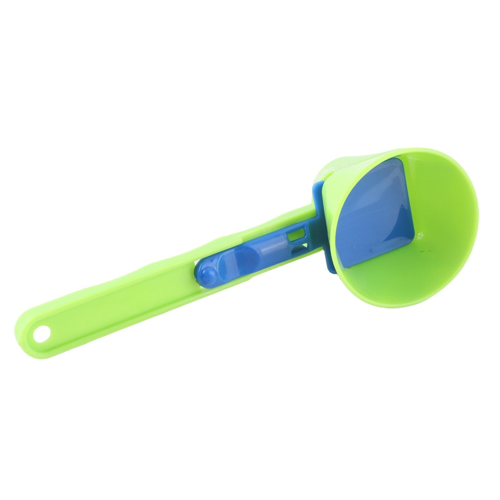 Protein Powder Sliding Spoon Reusable Plastic Dishwasher Safe No Spill Coffee Scoop Funnel