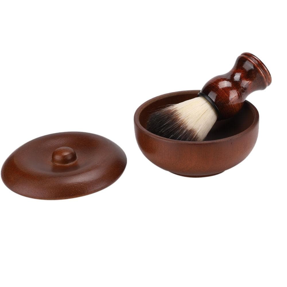 Men Beard Shaving Cream Soap Bowl Soft Hair Brush Beard Cleaning Tool Kits(Shaving Brush Shaving