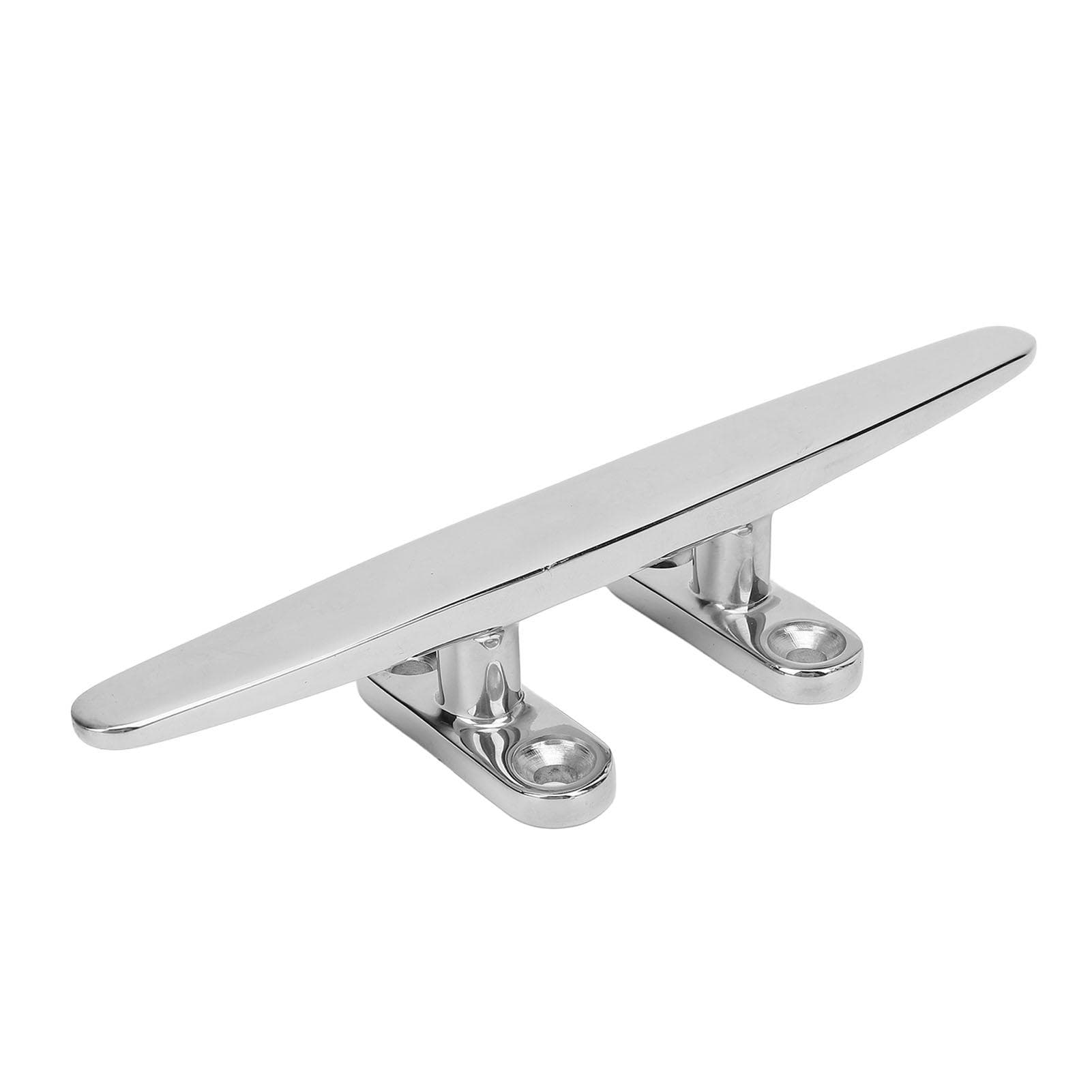 8 Inch Boat Cleat 316 Stainless Steel Secure Fixation Polished Finish Marine Dock Cleat for Yacht