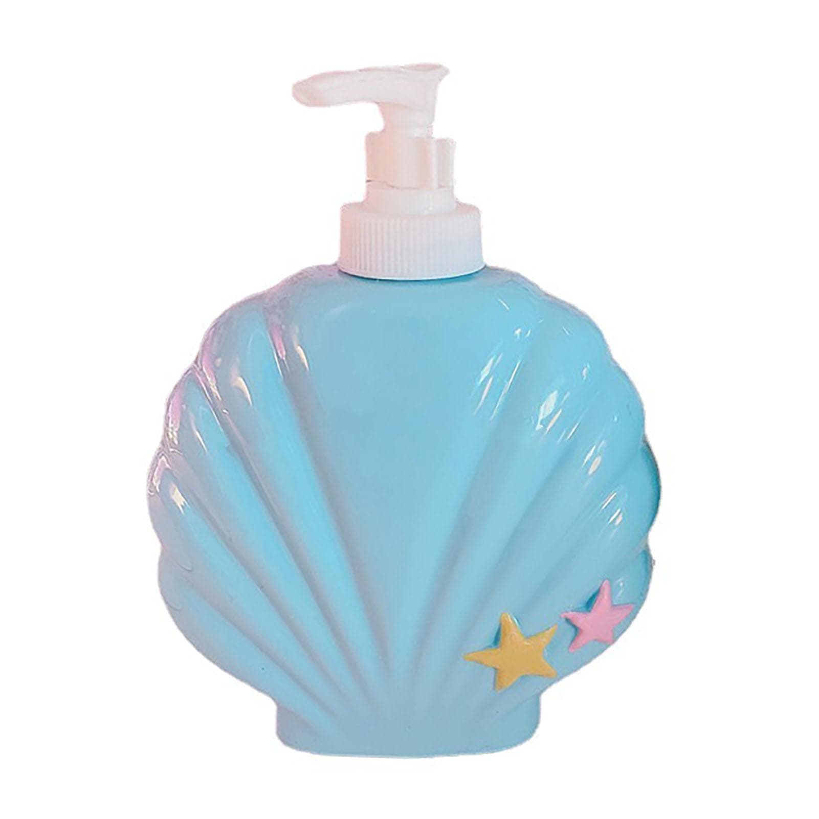Bath Dispenser Bottle Bathroom Safe Hotel Refillable Body Wash Pump Bottle for Travelling Shell One Size