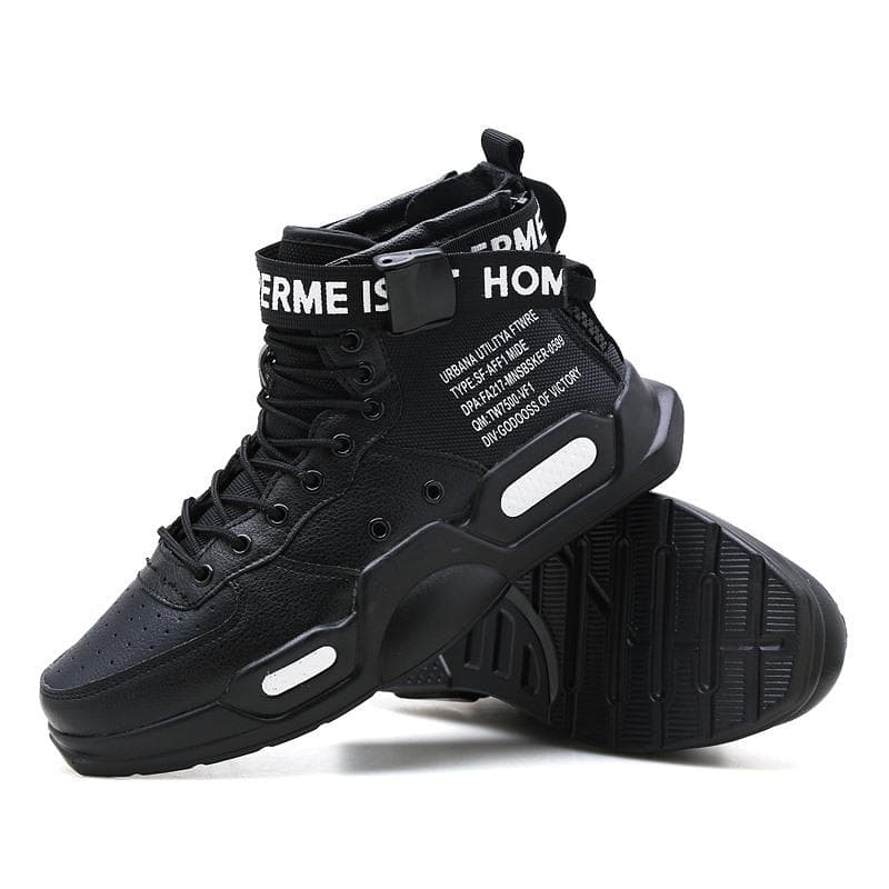 Fashion Mens Womens Trainers Boys High Low Top Sneakers Basketball Walking Sports Athletic Tennis Running Shoes 38 black