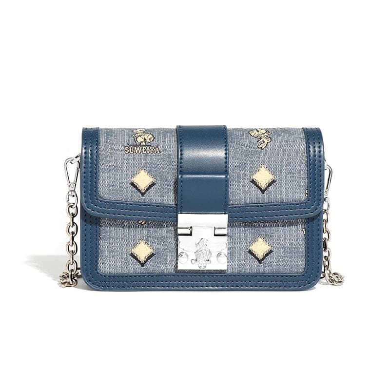 Simple and Elegant Chain Small Square Bag, A Niche and Fashionable Crossbody Women's Bag