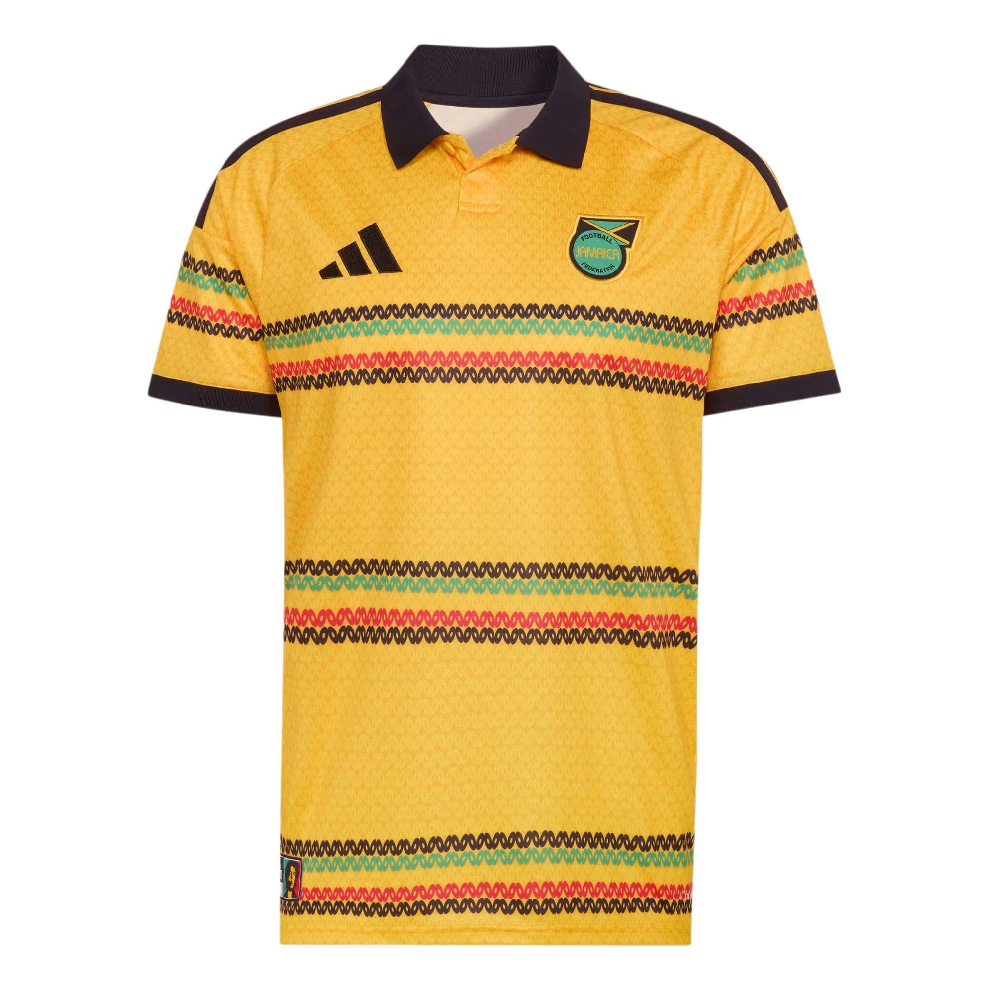 Adidas Jamaica 26 x Bob Marley Home Jersey Bold Gold Men Tops Yellow KD0959 3XL