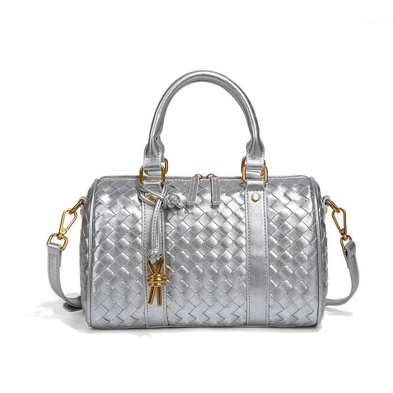 Personalized and High-end Retro Handbag, Practical and Versatile, Single-shoulder Crossbody, Hand-woven Women's Bag, Boston Pillow Bag
