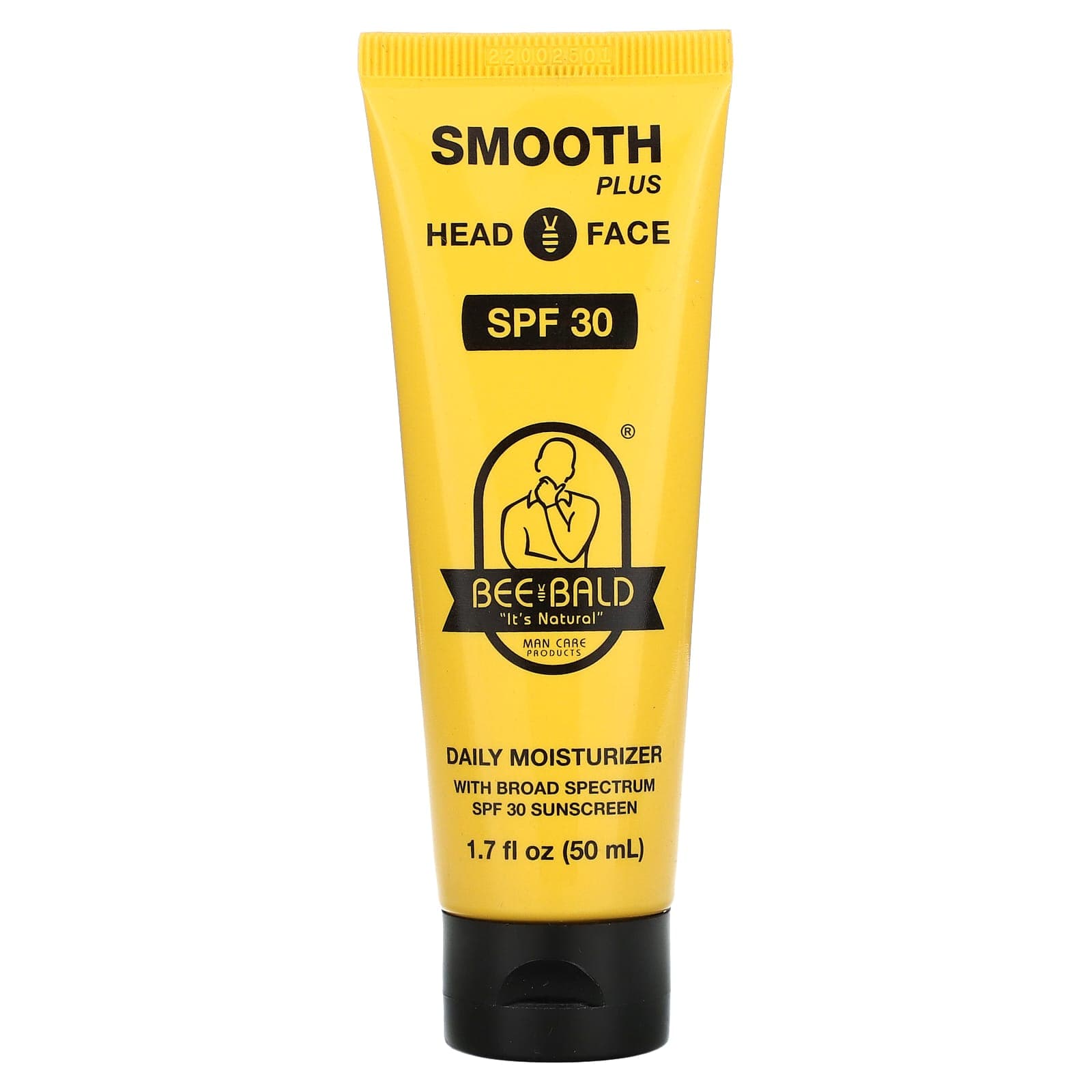 Bee Bald, Smooth Plus, Head & Face Daily Moisturizer, SPF 30, 1.7 fl oz (50 ml)