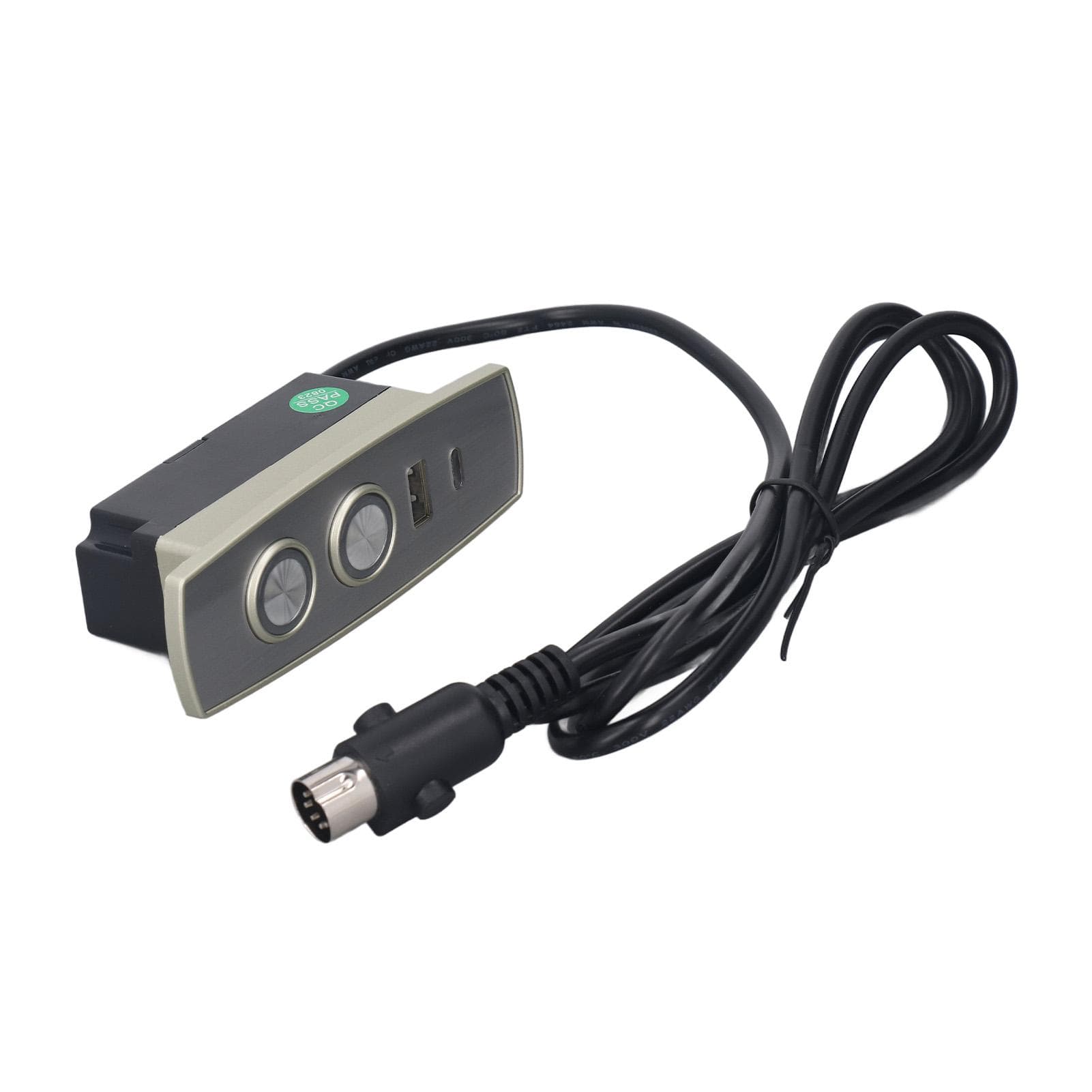 Electric Recliner Controller ABS 2 Button 5 Pin Straight Head Electric Sofa Lift Chair Hand Control