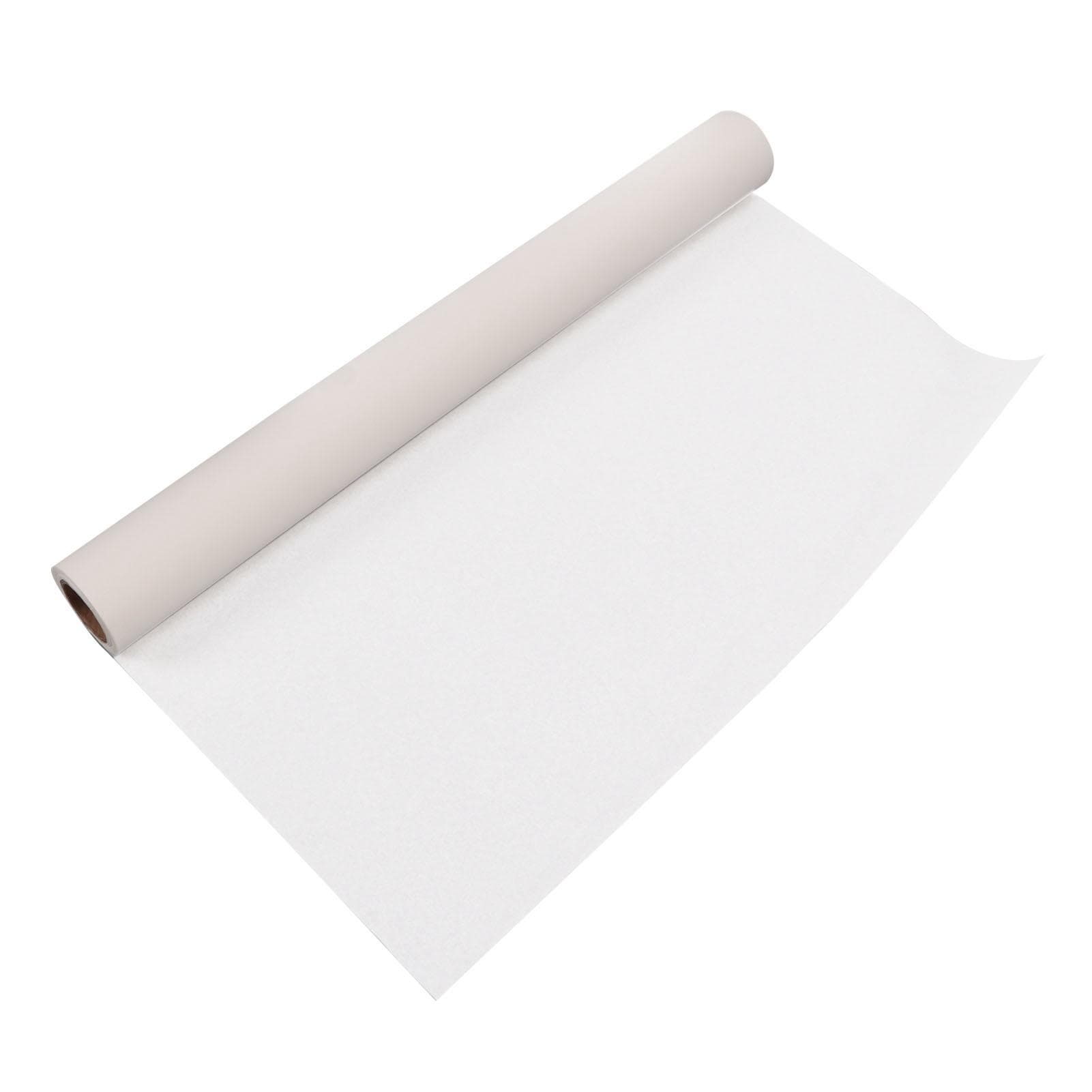18in 44cm Wide Tracing Paper Roll White High Transparency Clear Ink Absorption Pattern Paper for 23m / 75.5ft