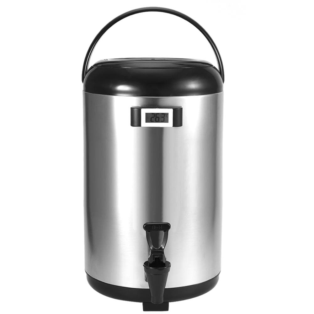 Stainless Steel Double Layer Insulation Barrel Container for Hot Water Milk Tea Coffee(12L )