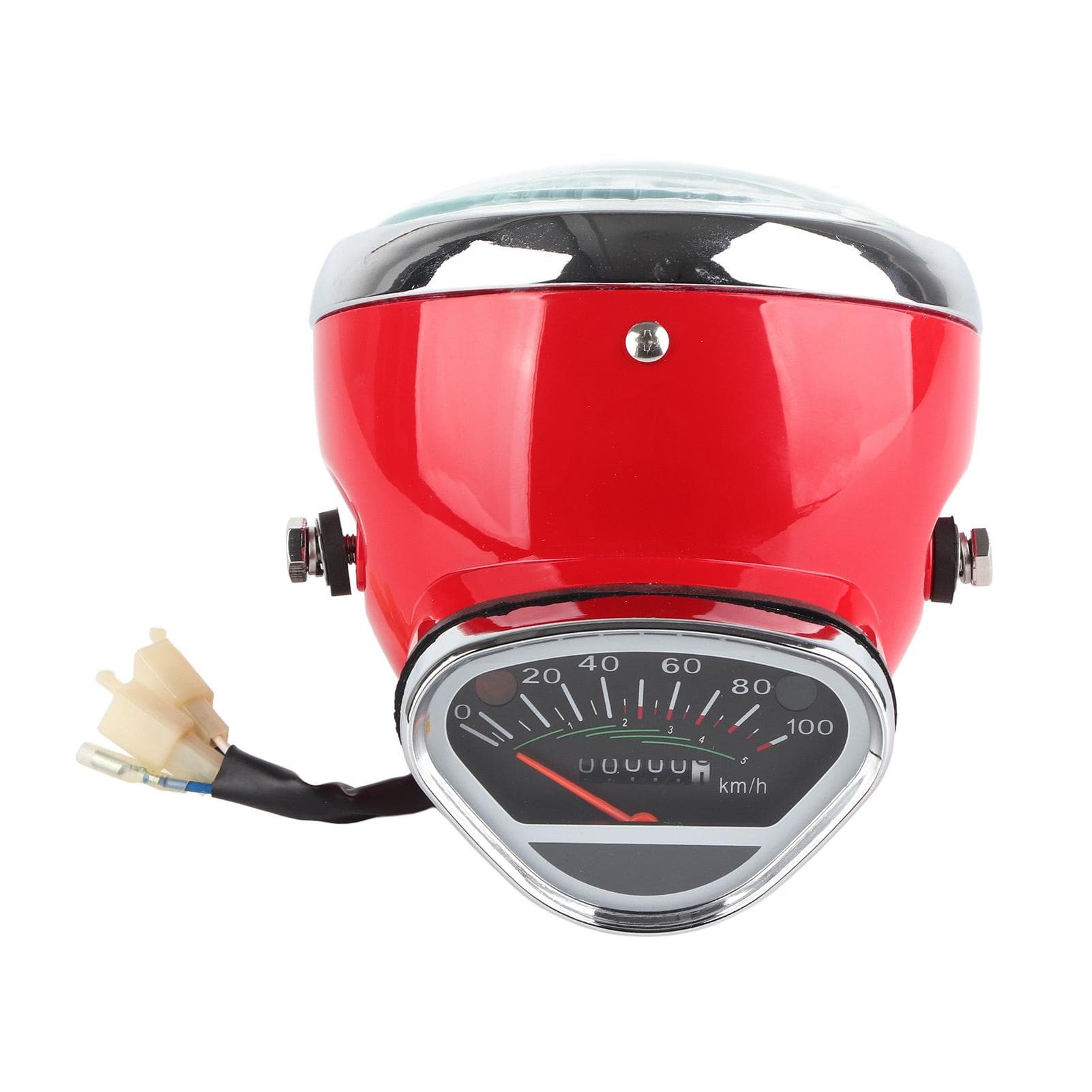 Headlight Speedometer Set High Brightness Accuracy Red Headlight Assy with Odometer for SS50 CL50