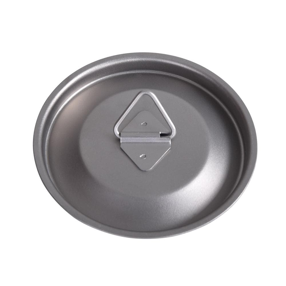 TOMSHOO Titanium Cup Lid Camping Mug Lid Titanium Water Cup Cover silver grey