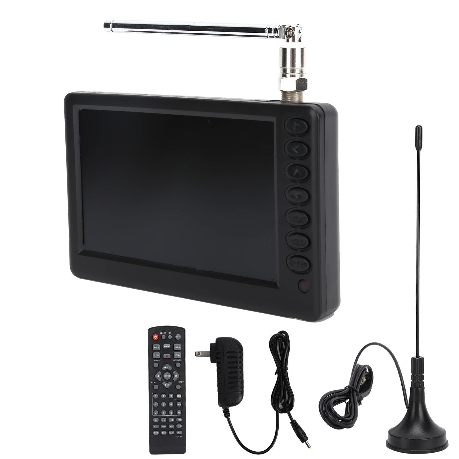 STAR Pocket Digital TV 5?Inch Remote Control Signal Receiving ATV FM Portable TV