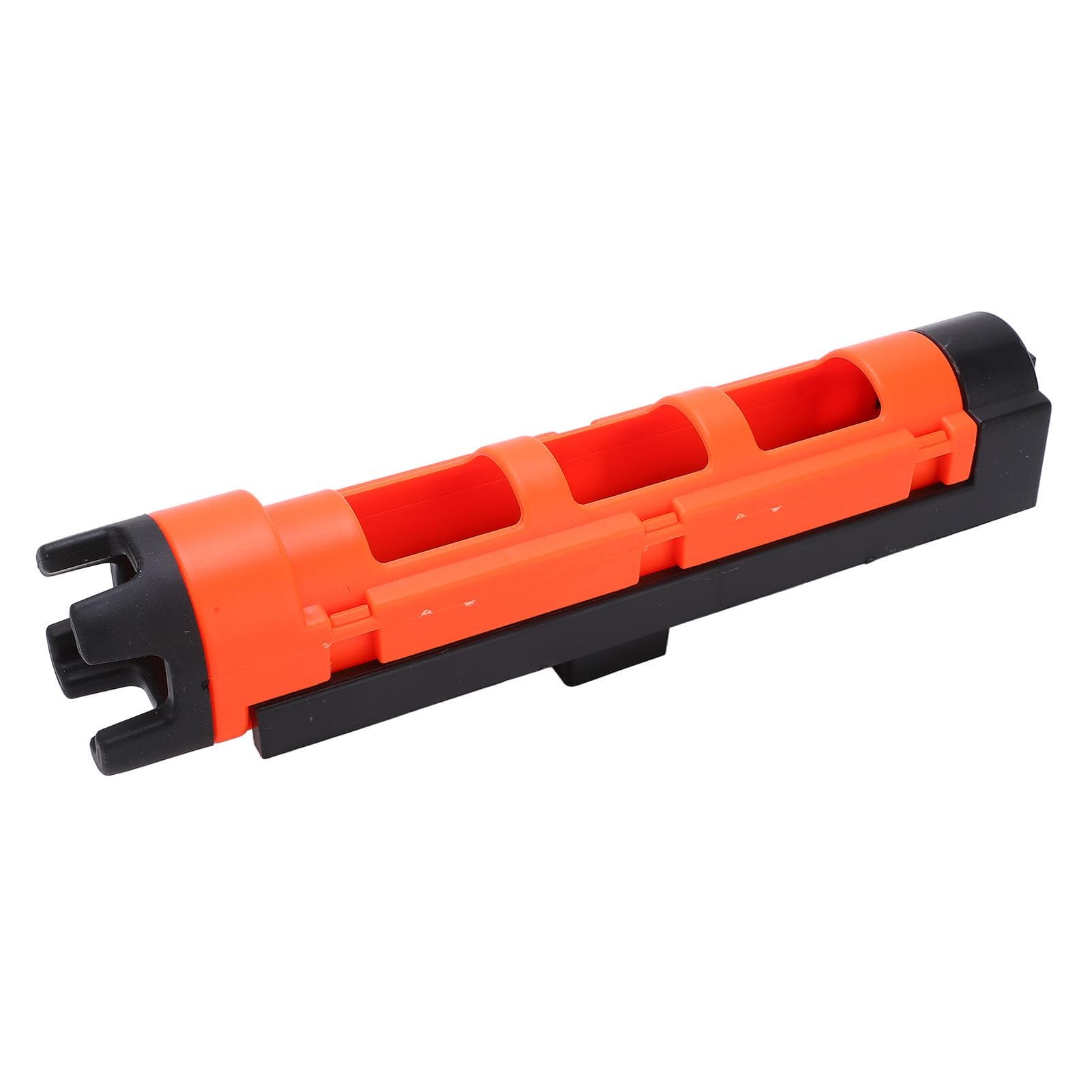 Plastic Fishing Box Rod Holder Fishing Box Rod Barrel Holder Stand Support with Base Orange