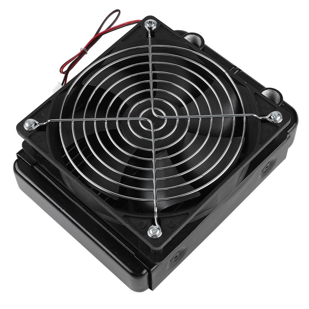 CPU Water Cooling Radiator G14 Thread Heat Row Radiator with Fan 18 Tubes (120mm)