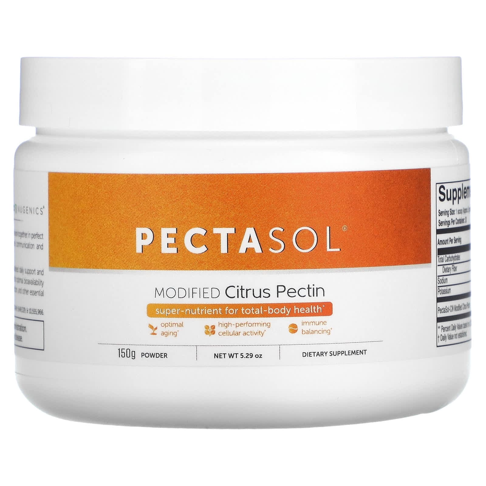Econugenics, PectaSol-C, Modified Citrus Pectin, 5.29 oz (150 g)