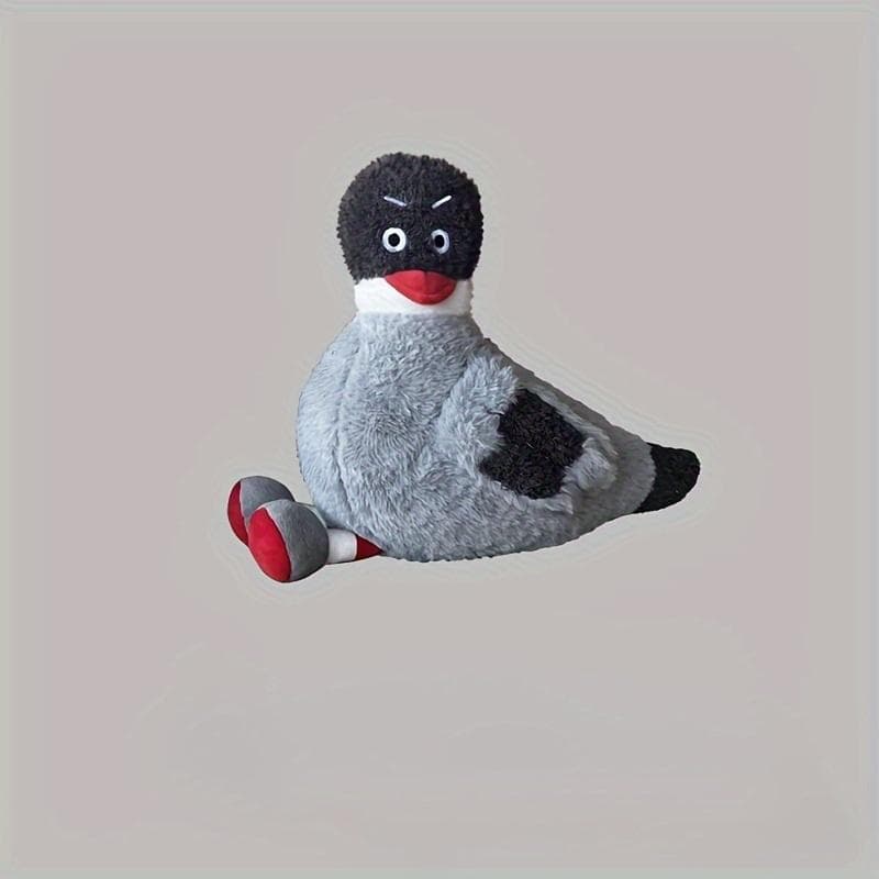 Plush Pigeon Dog Toy for Medium Breeds - Cute and Cuddly Pet Pillow for Sleeping and Playtime 37cm/14.56in