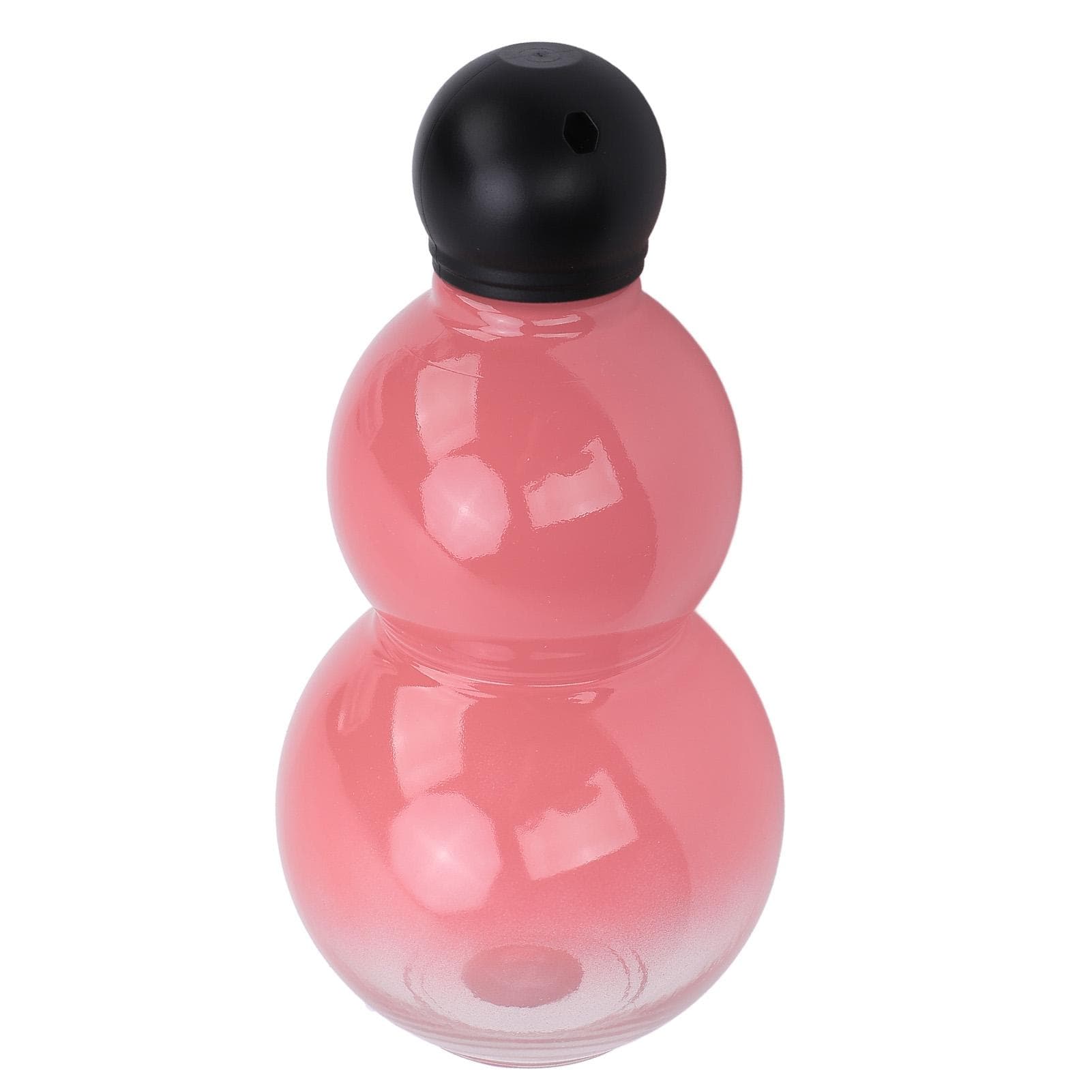 Gourd Water Bottle 800ml Large Capacity PP PC Plastic Gourd Style Sports Water Flask for Travel pink