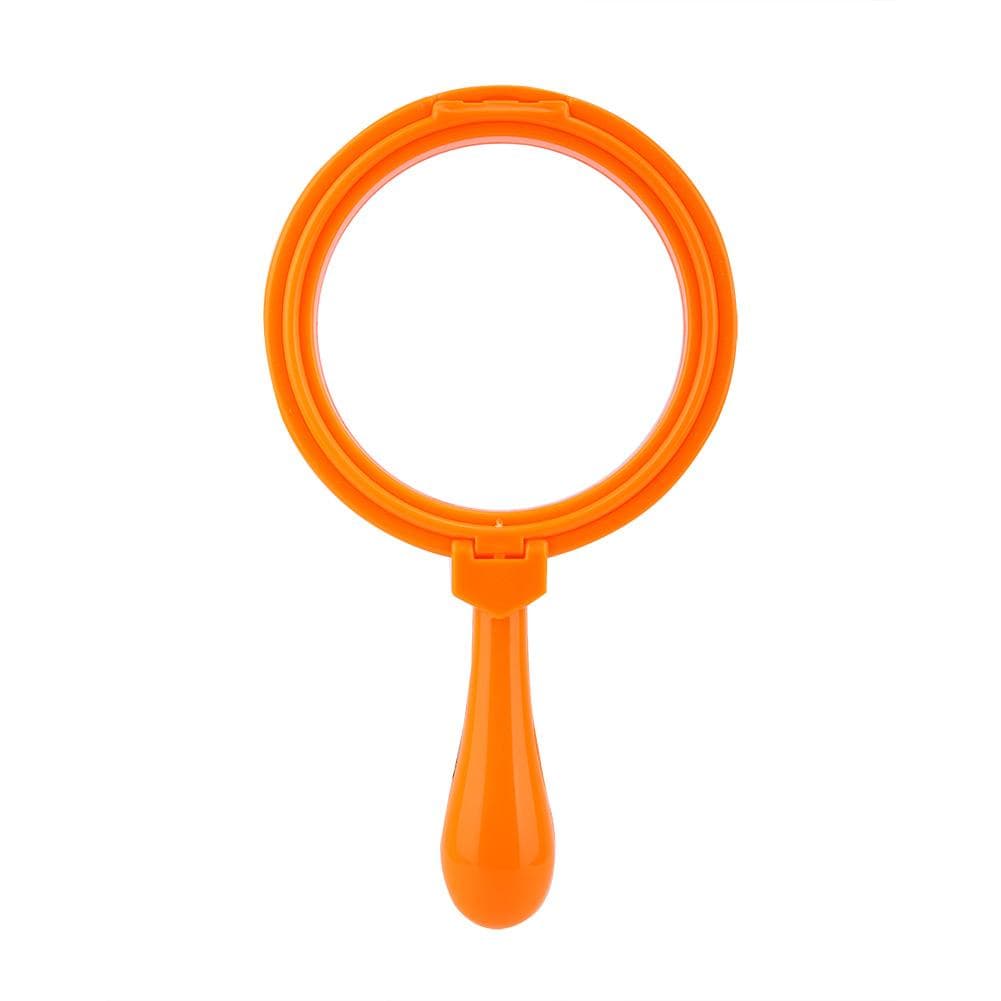 90mm Handheld Kids 3X Magnifying Glass Magnifier with Stand Children Educational Toys