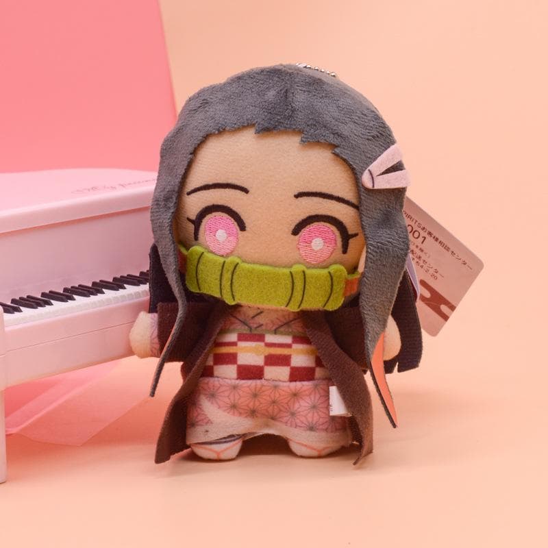 Anime Demon Slayer Kimetsu No Yaiba Plush Doll Pendant Anime Plush Toy pink