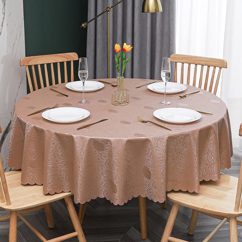 New Modern Banquet Hotel Round Tablecloth Multi-color Printed Table sheet Waterproof Oil Resistant Washable Table Cover 160cm round 1pcs