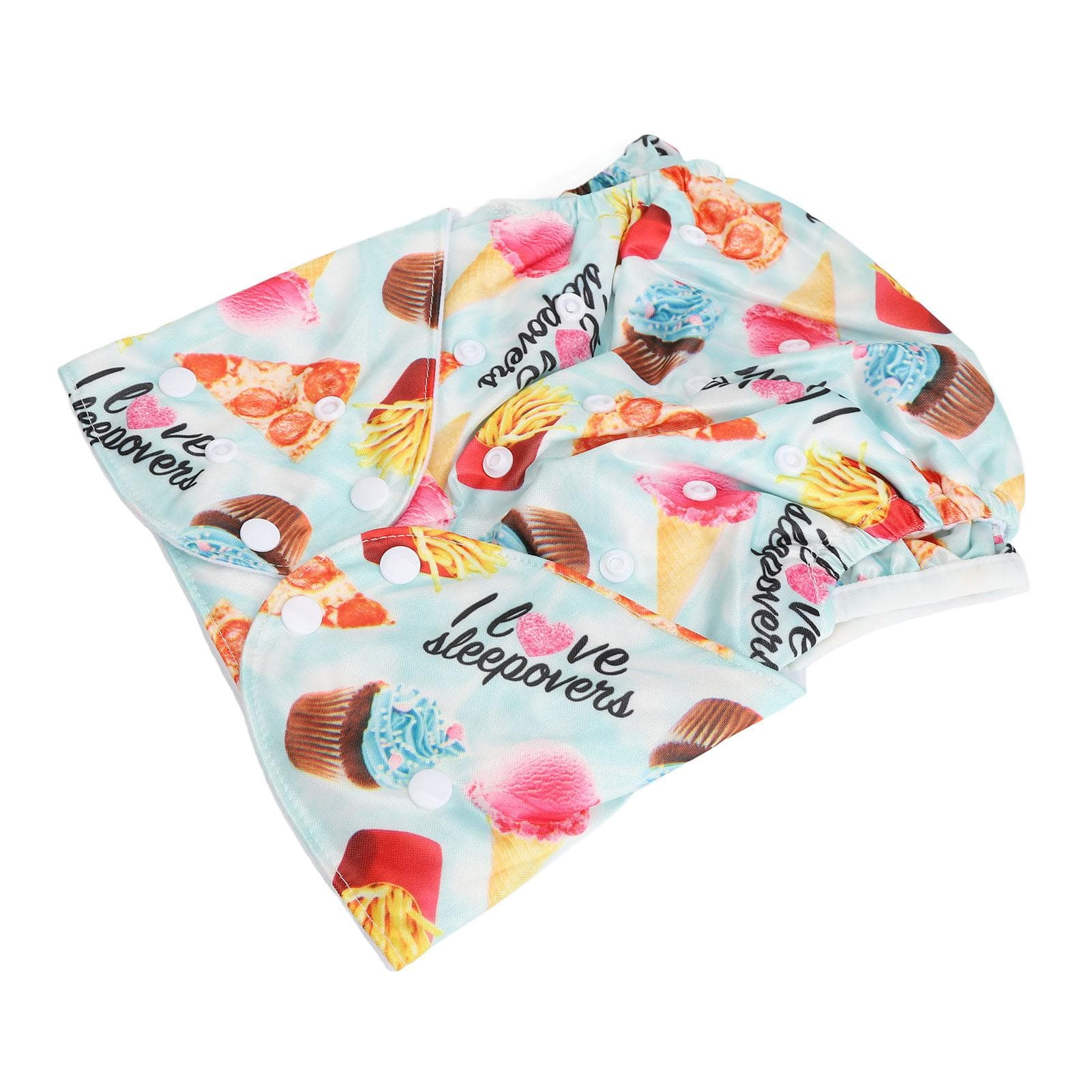 Washable Baby Absorbent Training Pants Breathable Elastic Leg Waist Waterproof Pee Training Diaper