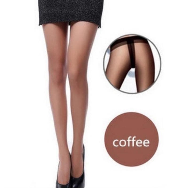 Stockings Sexy Women's Elastic Pantyhose Socks Invisible Ultra-thin 4 Colors Decor coffee