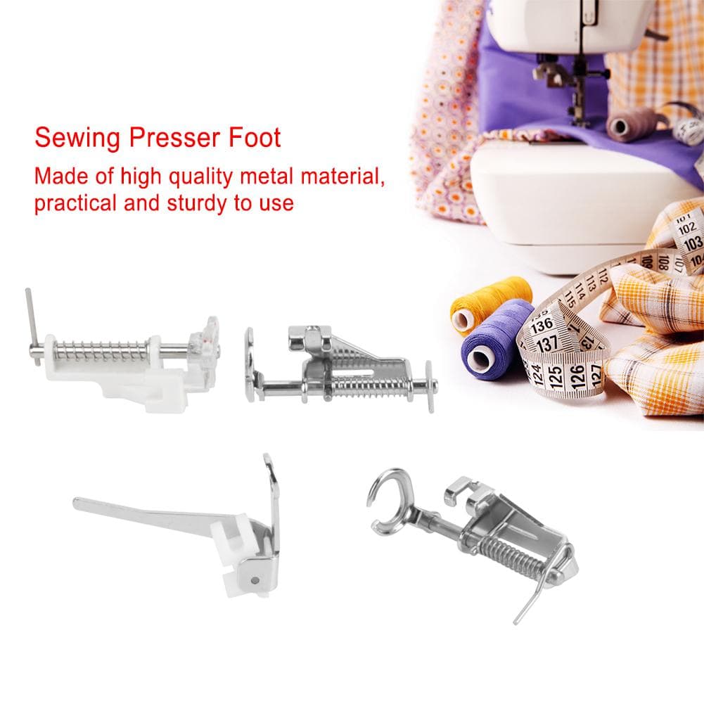 Roller Foot Plate Feed Sewing Singer Parts Durable  Roller Presser Foot