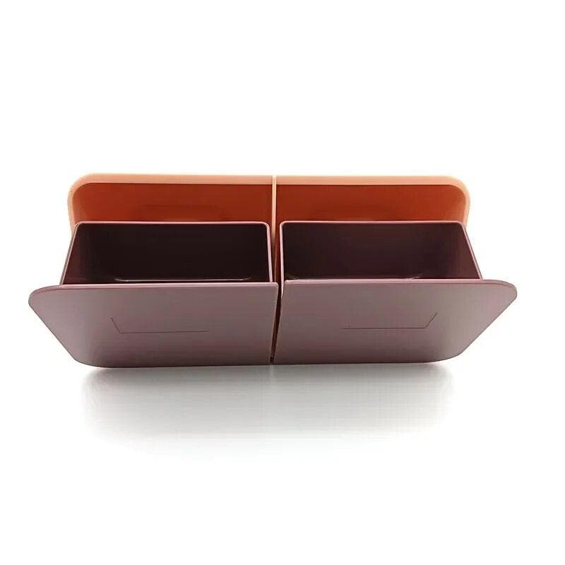 Bathroom Organizer Cotton Pads Storage Plastic Swab Holder Wall-mounted Tampon Container Cotton Swab Holder Cosmetic Organizer purple