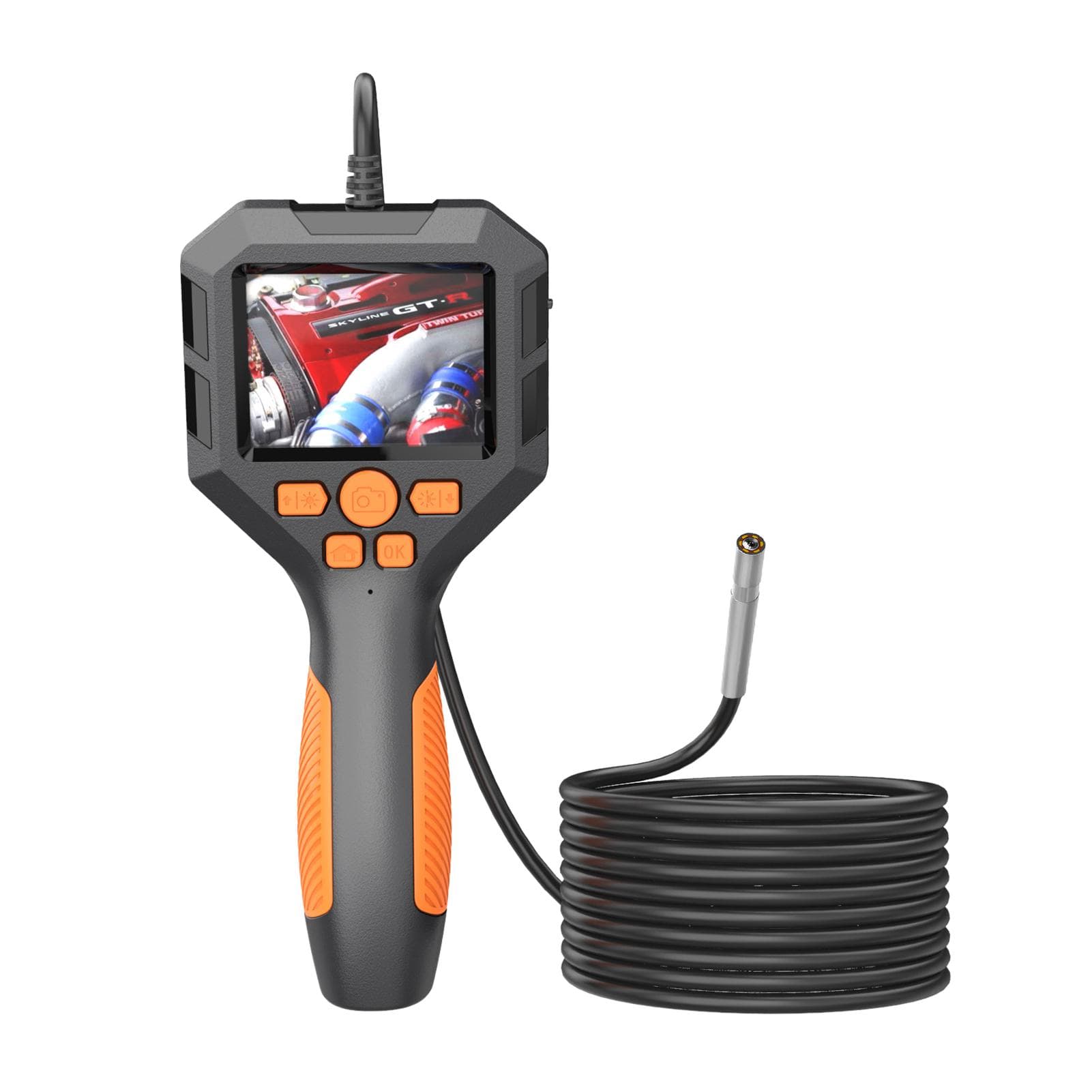 Industrial Endoscope 1080P Digital Borescope IP68 Waterproof Snake Scope Camera Electronic Camera 2M Cable Length & 3.9mm Lens Diameter